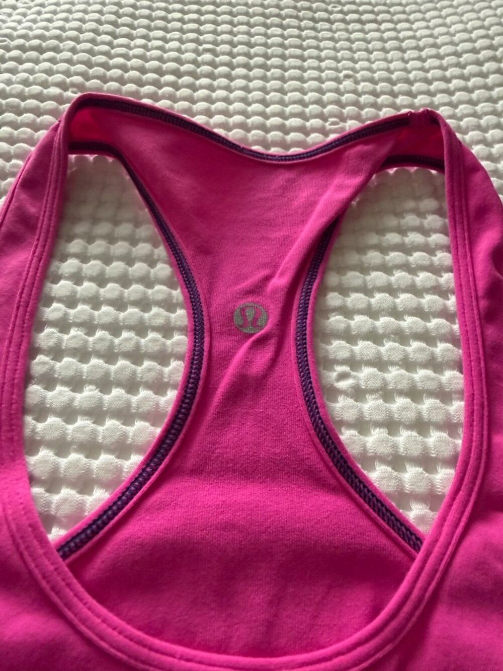 Cool Racerback tank - Raspberry Glo Light/Black Swan - Picture 2 of 4
